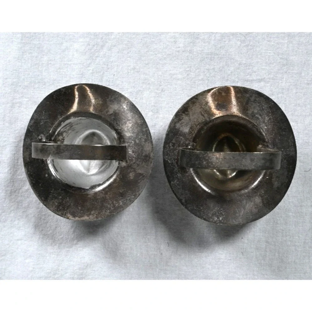 Set of 2 Vintage Western Cowboy Hat Napkin Rings Rustic Table Decor